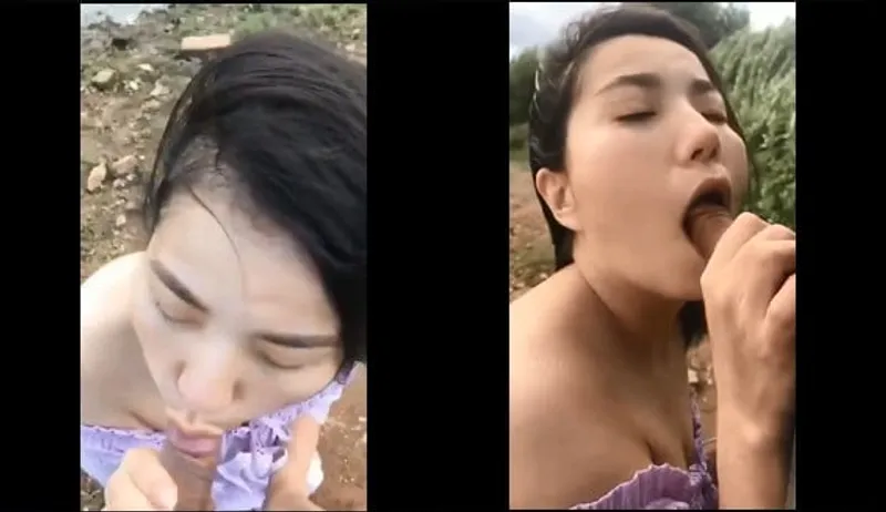 Ghệ bj cho em gái bên bờ sông